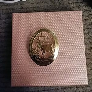 Wild Bryde vintage deer pin brooch